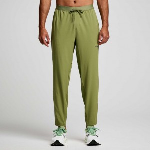 Saucony Boston Woven Jogginghose Herren Olivgrün | BERLIN RZBEJA