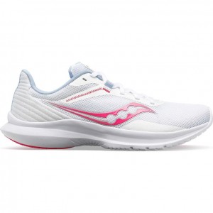 Saucony Convergence Laufschuhe Damen Weiß Rosa | BERLIN SZIGAD
