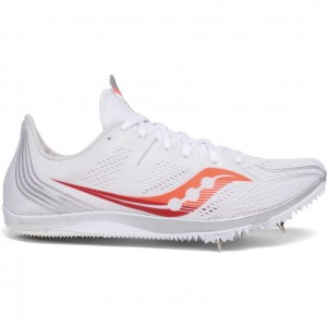 Saucony Endorphin 3 Leichtathletikschuhe Damen Weiß | BERLIN YKREFQ