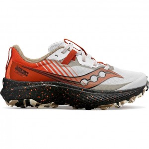 Saucony Endorphin Edge Trailrunning Schuhe Damen Weiß Rot | BERLIN XQHYNL