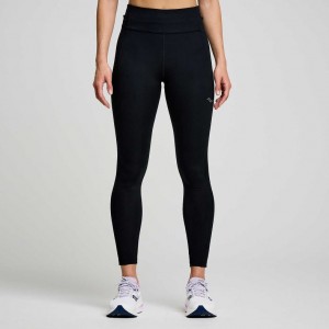 Saucony Fortify 7/8 Strumpfhose Damen Schwarz | BERLIN FQBOCS