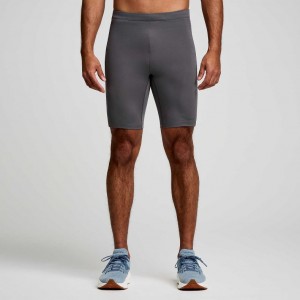 Saucony Fortify Gefütterte Half Strumpfhose Herren Grau | BERLIN GINHBY