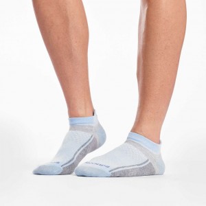 Saucony Inferno Liteweight 3-Pack Socken Damen Blau Rosa Grau | BERLIN WGUCLM