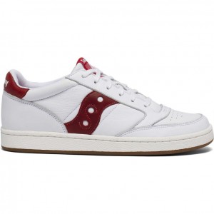 Saucony Jazz Court Sneaker Damen Weiß Rot | BERLIN PNKWSQ