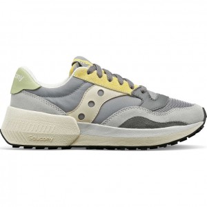 Saucony Jazz NXT Sneaker Damen Grau Gelb | BERLIN NPCYQK
