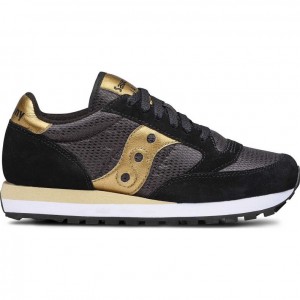 Saucony Jazz Original Sneaker Damen Schwarz Gold | BERLIN RONYMS