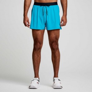 Saucony Outpace 3" Kurze Hose Herren Türkis | BERLIN LRQTEI