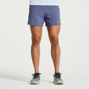 Saucony Outpace 5" Kurze Hose Herren Blau | BERLIN GVAOCE