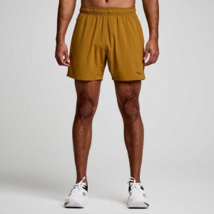 Saucony Outpace 5" Kurze Hose Herren Braun | BERLIN MWTSCO