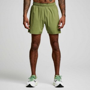 Saucony Outpace 5" Kurze Hose Herren Grün | BERLIN QZYWFT