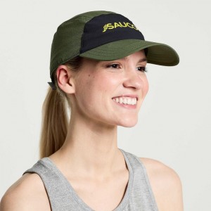 Saucony Outpace Hüte Damen Dunkelgrün | BERLIN QCMXZA