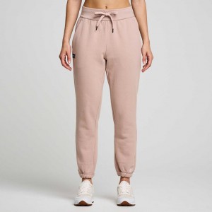 Saucony Recovery Jogginghose Damen Rosa | BERLIN EXPNJO