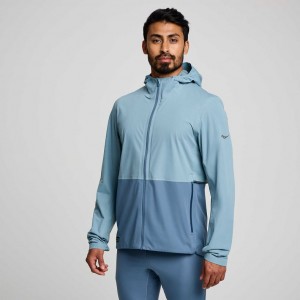 Saucony Runshield Jacke Herren Blau | BERLIN KAMRVQ