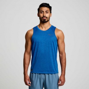Saucony Stopwatch Muskelshirt Herren Blau | BERLIN OACWKI