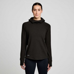 Saucony Triumph Tunic Hoodie Damen Schwarz | BERLIN DBUEHS