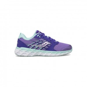Saucony Wind 2.0 Lace Sneaker Große Kinder Lila | BERLIN SDZYPA