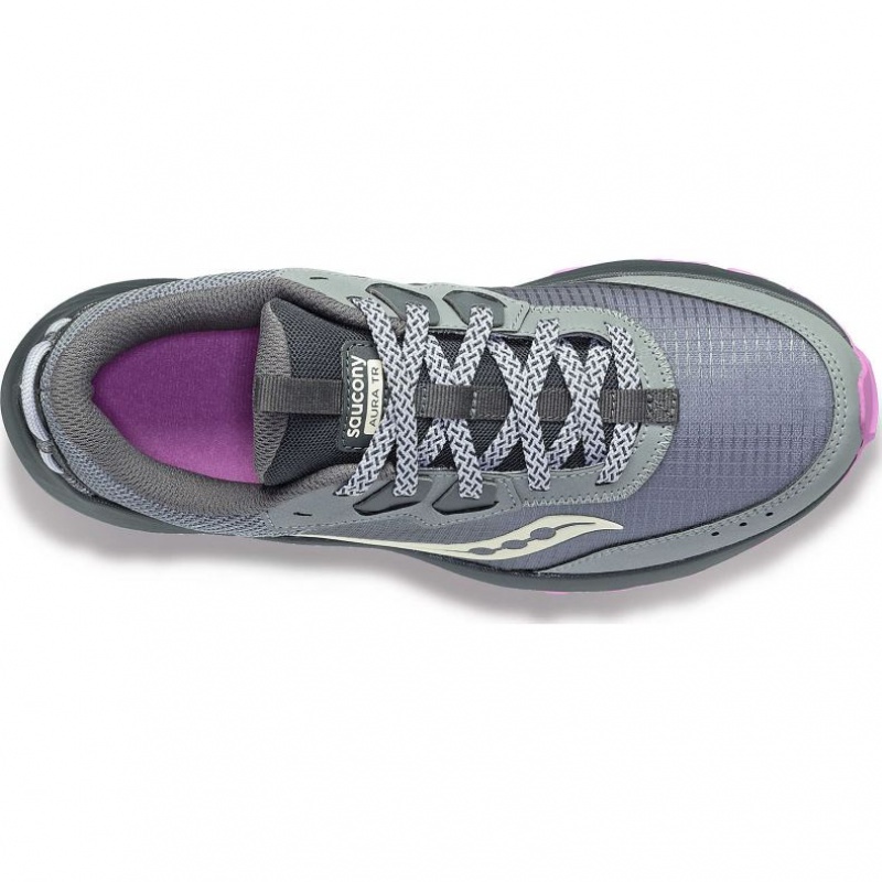 Saucony Aura TR Trailrunning Schuhe Damen Grau | BERLIN IXBLDV