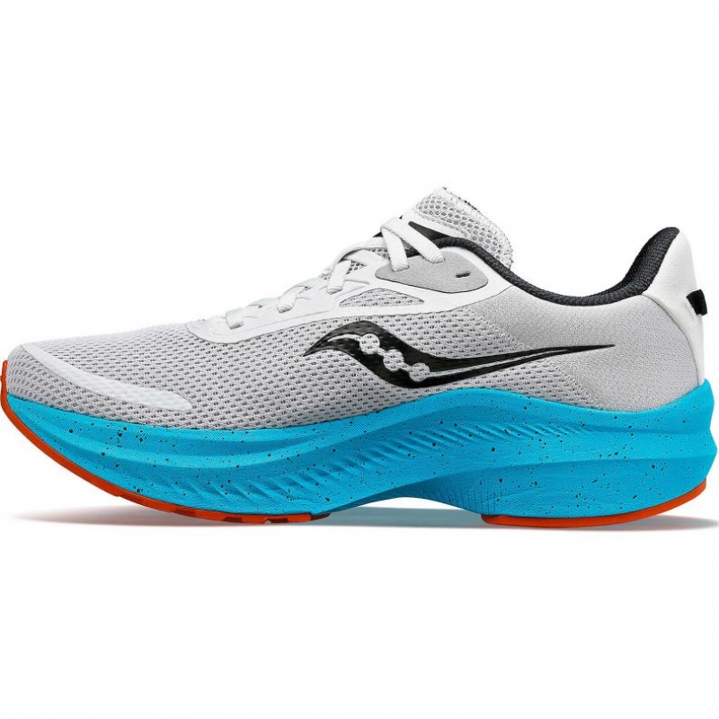 Saucony Axon 3 Laufschuhe Herren Grau Türkis | BERLIN APGZFC