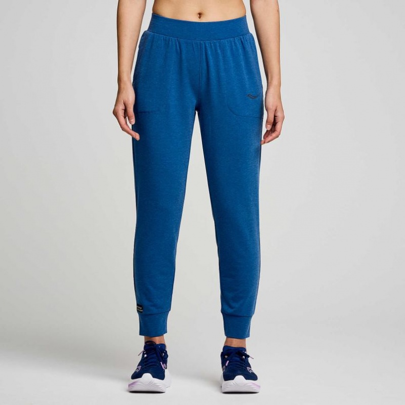 Saucony Boston Jogginghose Damen Indigo | BERLIN QJARPD