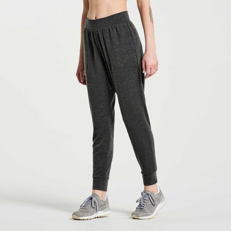 Saucony Boston Jogginghose Damen Schwarz | BERLIN HPAGRM