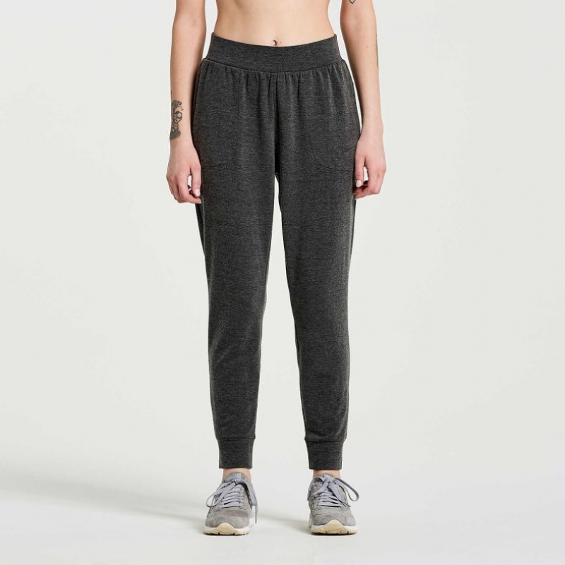 Saucony Boston Jogginghose Damen Schwarz | BERLIN HPAGRM