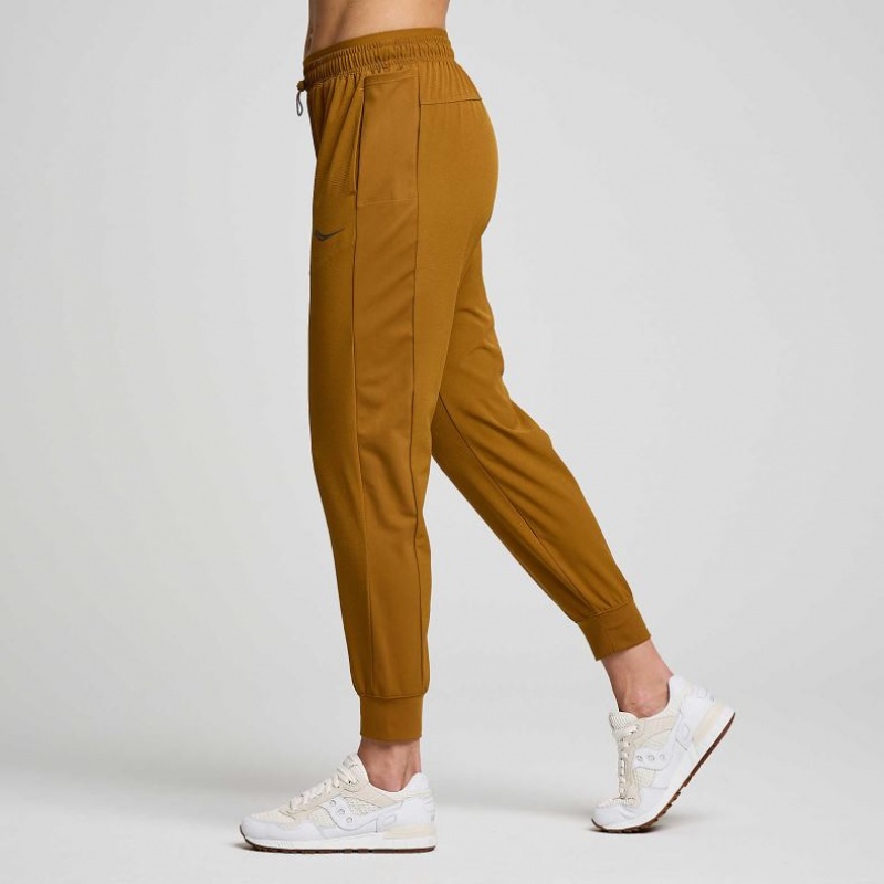 Saucony Boston Woven Jogginghose Damen Braun | BERLIN COEWJL