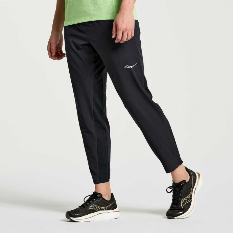 Saucony Boston Woven Jogginghose Herren Schwarz | BERLIN RZUATJ