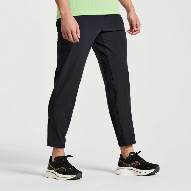 Saucony Boston Woven Jogginghose Herren Schwarz | BERLIN RZUATJ