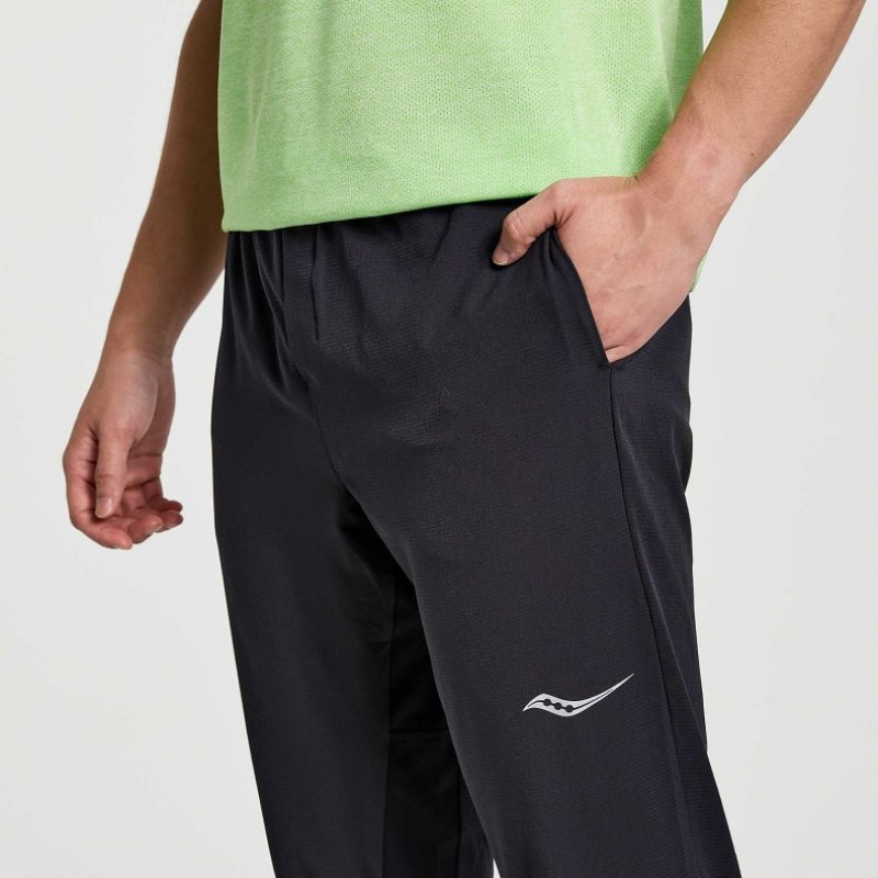 Saucony Boston Woven Jogginghose Herren Schwarz | BERLIN RZUATJ
