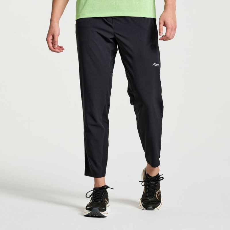 Saucony Boston Woven Jogginghose Herren Schwarz | BERLIN RZUATJ