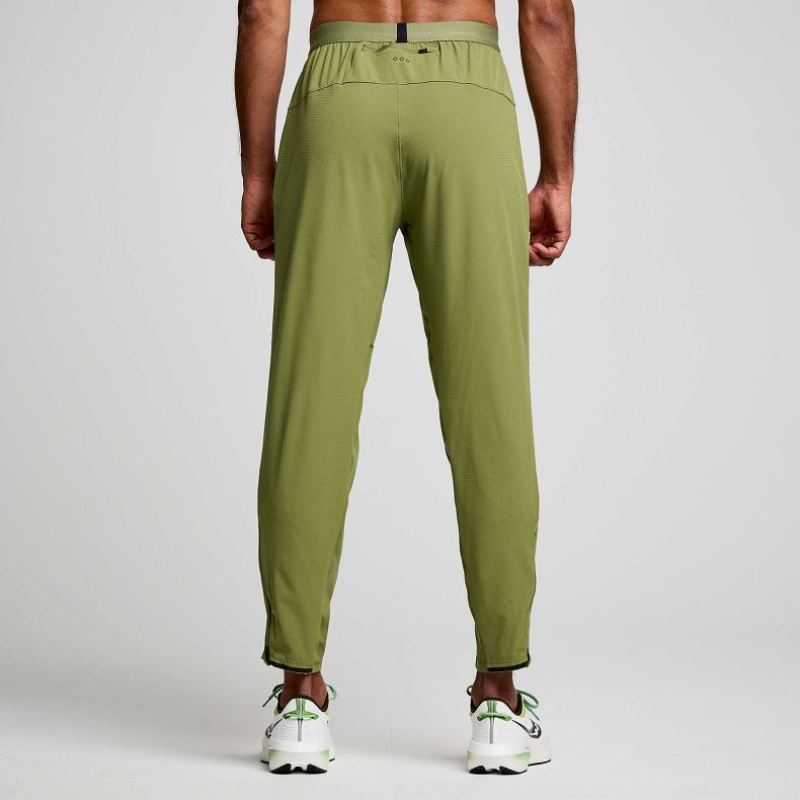 Saucony Boston Woven Jogginghose Herren Olivgrün | BERLIN RZBEJA
