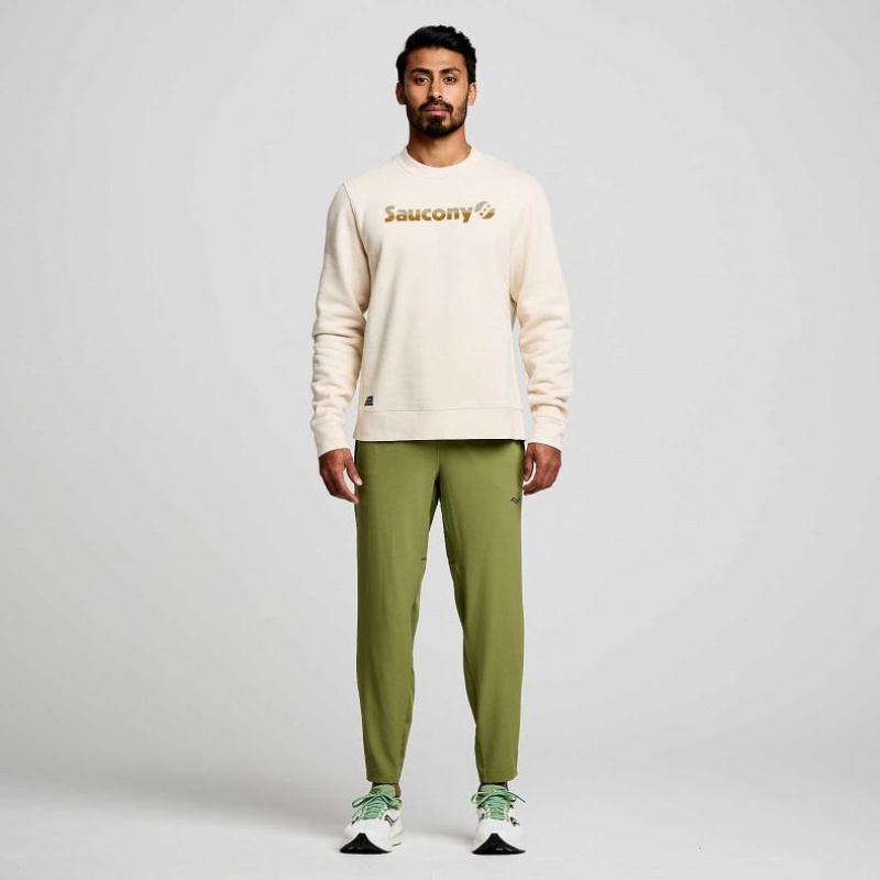 Saucony Boston Woven Jogginghose Herren Olivgrün | BERLIN RZBEJA