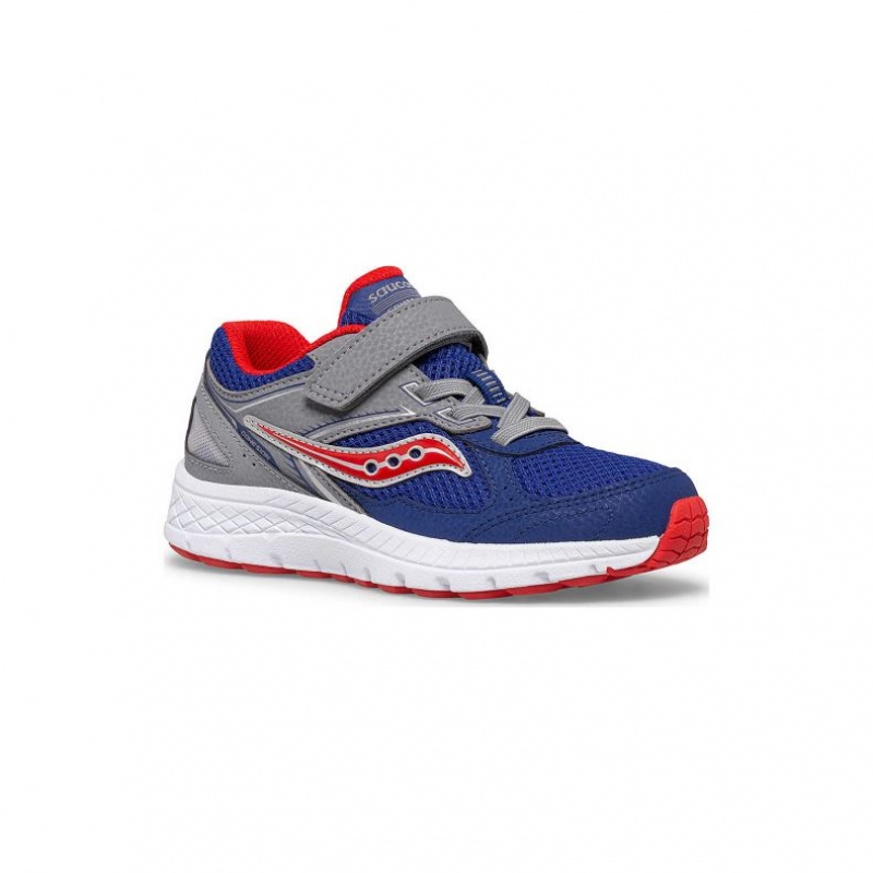 Saucony Cohesion 14 A/C Sneaker Große Kinder Navy Grau | BERLIN SXNWKV
