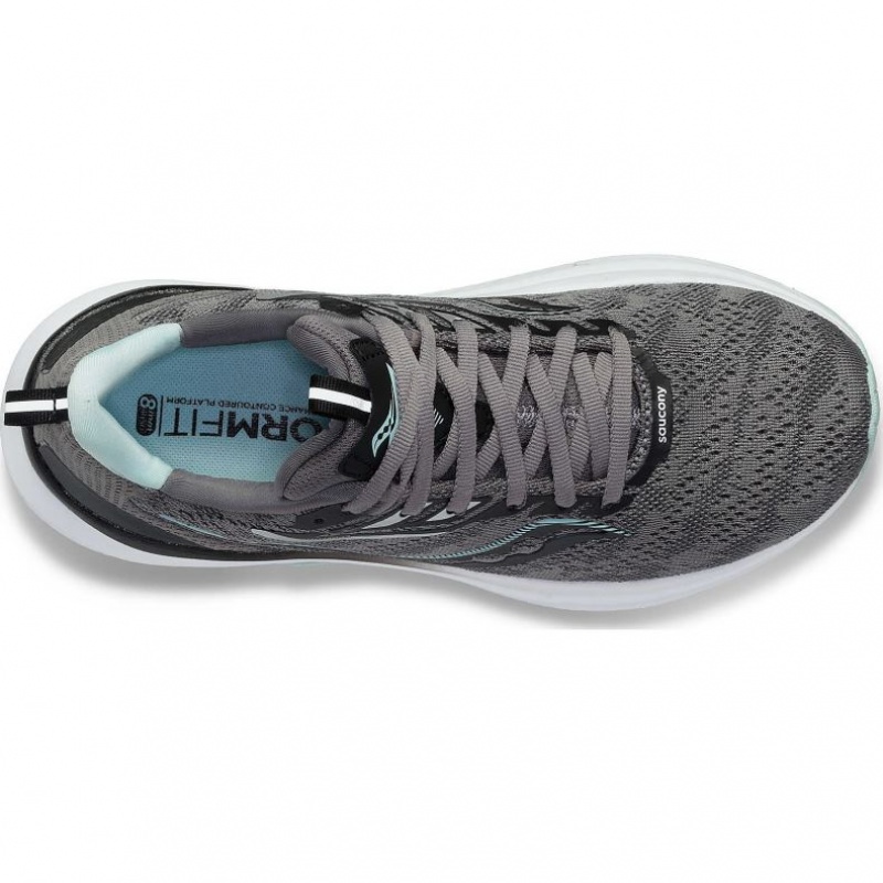 Saucony Echelon 9 Wide Laufschuhe Damen Grau | BERLIN QOWDZC