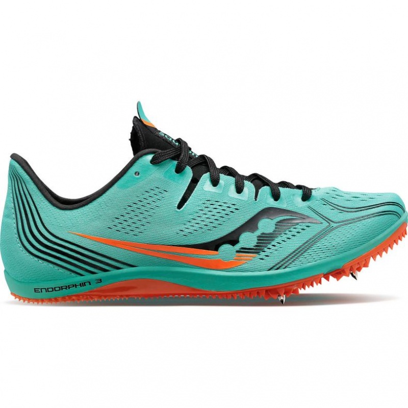 Saucony Endorphin 3 Leichtathletikschuhe Damen Türkis | BERLIN ZOXMGR
