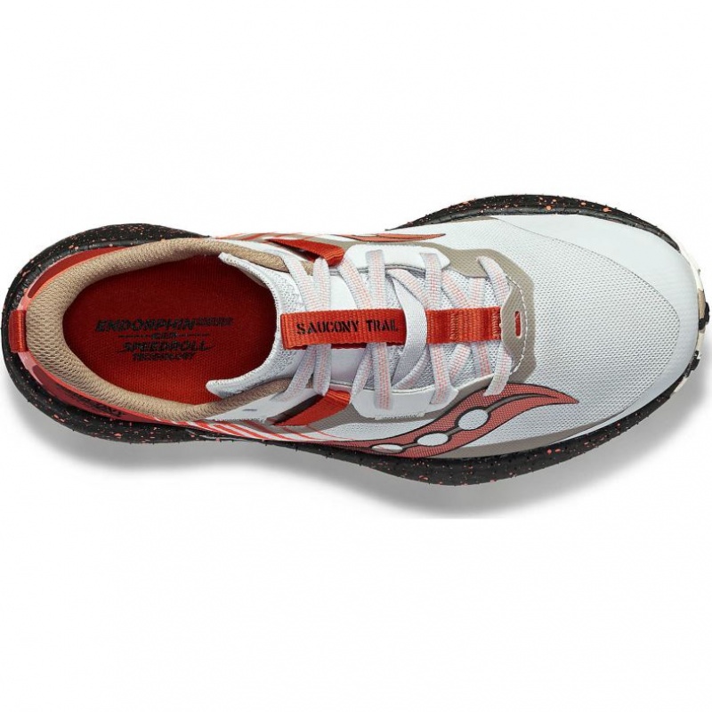 Saucony Endorphin Edge Trailrunning Schuhe Damen Weiß Rot | BERLIN XQHYNL