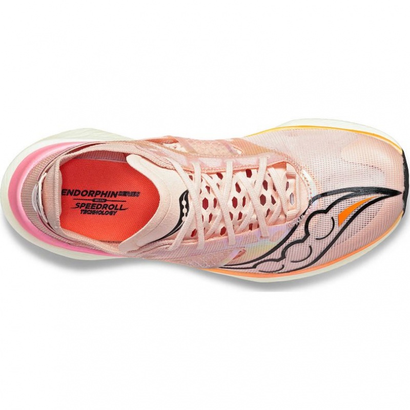 Saucony Endorphin Elite Laufschuhe Damen Rosa | BERLIN VREYUO