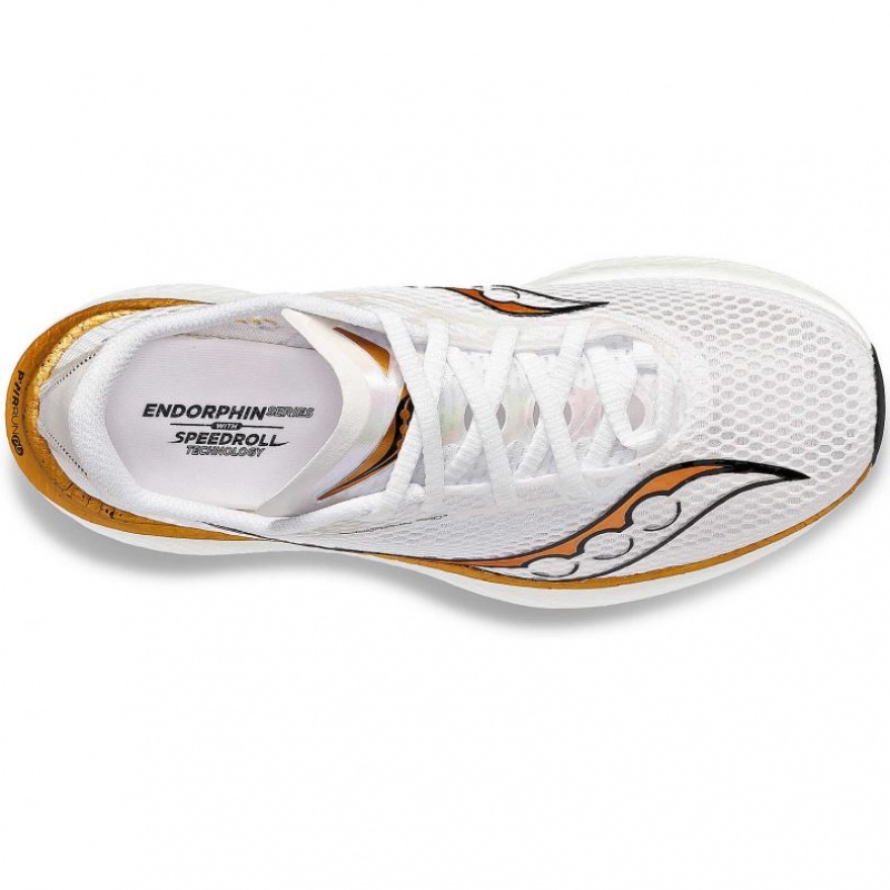Saucony Endorphin Pro 3 Laufschuhe Damen Weiß | BERLIN QTGULM