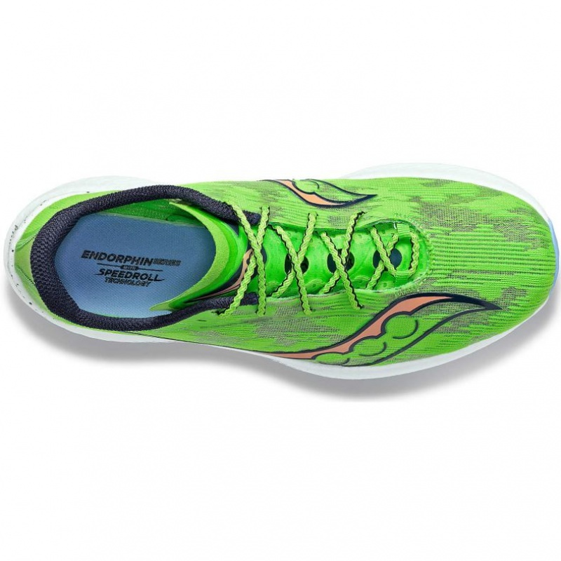 Saucony Endorphin Pro 3 Laufschuhe Damen Grün | BERLIN ZPVEKG