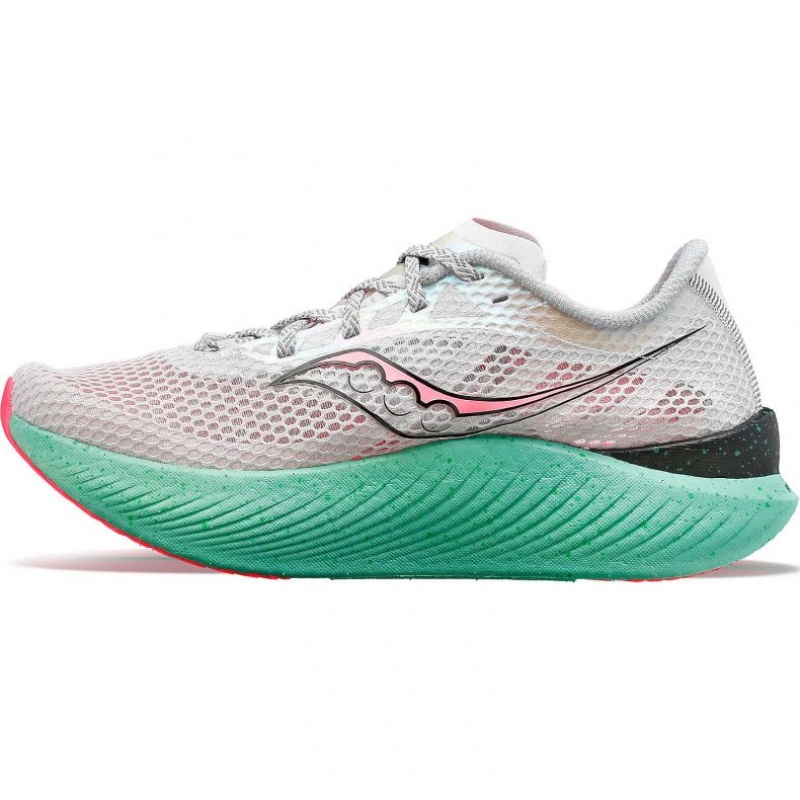 Saucony Endorphin Pro 3 Laufschuhe Damen Weiß | BERLIN KJQMHR
