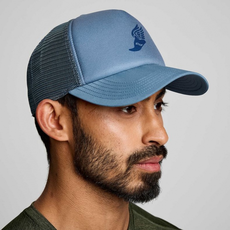 Saucony Foamie Trucker Hüte Herren Blau | BERLIN XUGSFC