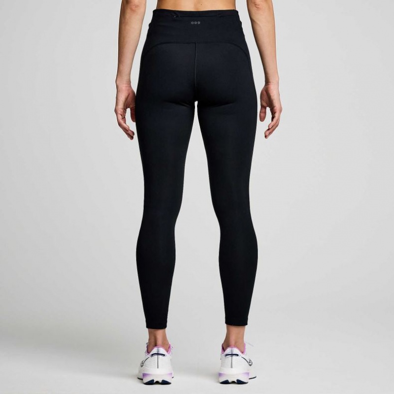 Saucony Fortify 7/8 Strumpfhose Damen Schwarz | BERLIN FQBOCS