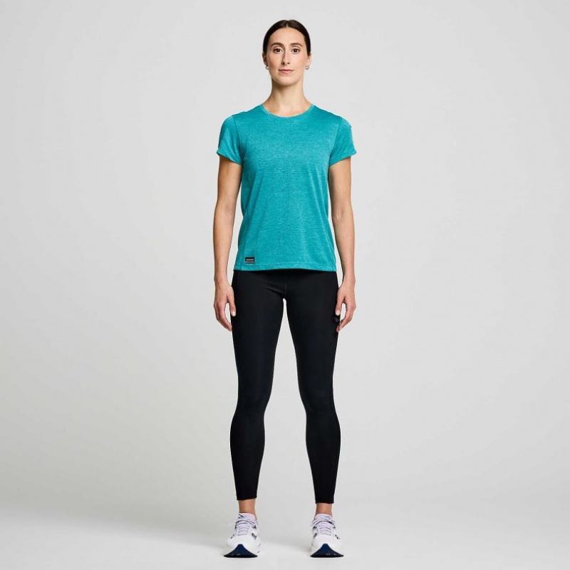 Saucony Fortify 7/8 Strumpfhose Damen Schwarz | BERLIN FQBOCS