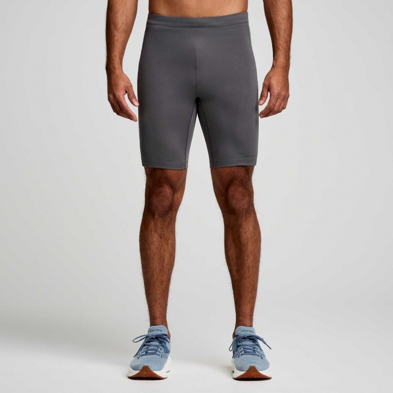 Saucony Fortify Gefütterte Half Strumpfhose Herren Grau | BERLIN GINHBY