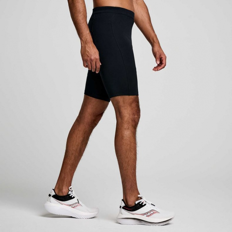 Saucony Fortify Gefütterte Half Strumpfhose Herren Schwarz | BERLIN NYBSGH