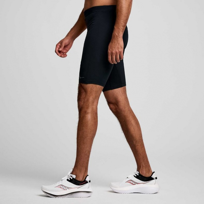 Saucony Fortify Gefütterte Half Strumpfhose Herren Schwarz | BERLIN NYBSGH