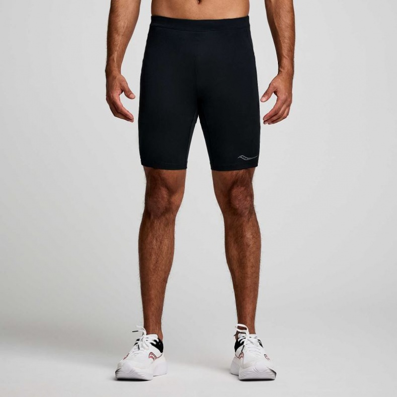 Saucony Fortify Gefütterte Half Strumpfhose Herren Schwarz | BERLIN NYBSGH