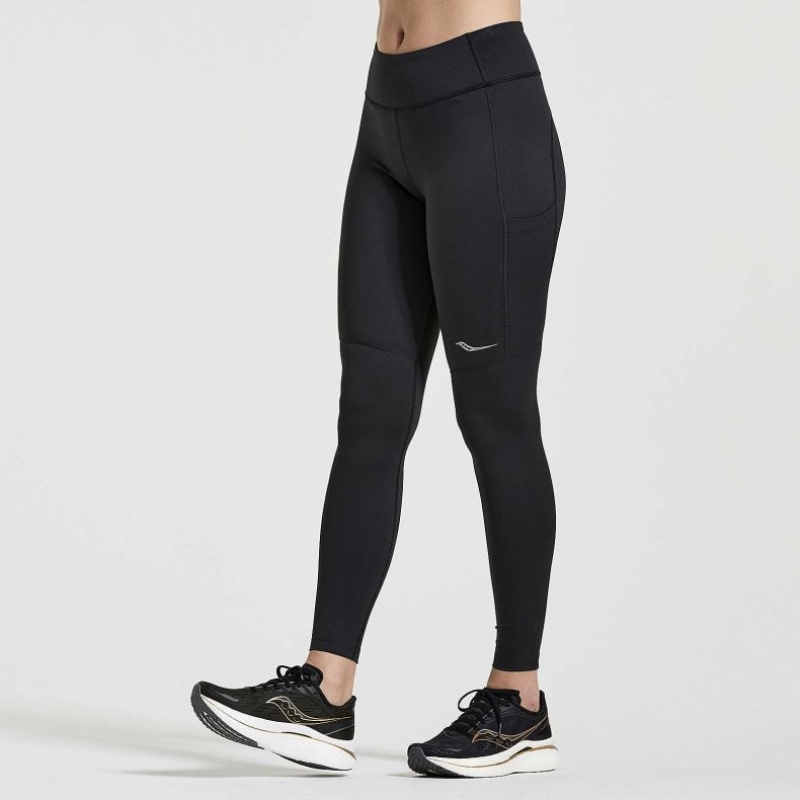 Saucony Fortify Strumpfhose Damen Schwarz | BERLIN RSDLMJ
