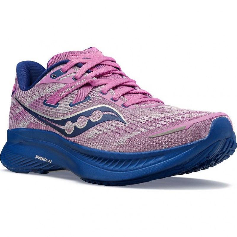 Saucony Guide 16 Laufschuhe Damen Lila Indigo | BERLIN CIVAXT