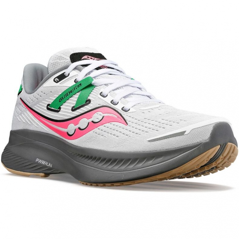 Saucony Guide 16 Laufschuhe Damen Weiß | BERLIN GHYJUZ